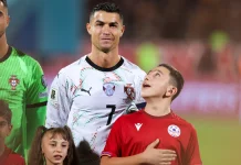 Entre lágrimas: niño cumple el sueño de conocer a Cristiano Ronaldo en el Portugal vs. Armenia