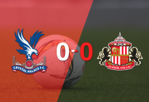 Premier League: Cero a cero terminó el partido entre Crystal Palace y Sunderland