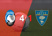 Serie A: Charles De Ketelaere anotó un doblete en la goleada 4-1 de Atalanta a Lecce