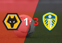 Premier League: Leeds United se impone con remontada 3-1 sobre Wolverhampton