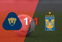 Liga MX: Tigres rescató un empate agónico frente a Pumas UNAM