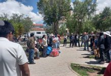 Pobladores de Urubamba y Machupicchu tomaron las calles en defensa de la via Hiram Binghan