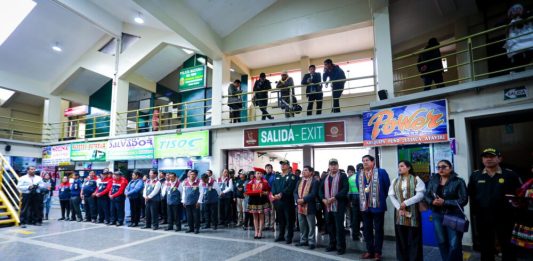 Instalan puesto policial en el Terminal Terrestre del Cusco