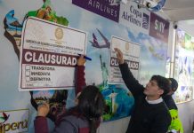 Clausuran agencias de viajes en operativo multisectorial que funcionaban al margen de la ley