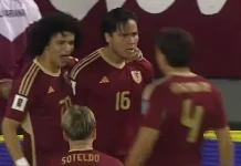 ¡Acaricia el repechaje! Golazo de Telasco Segovia para el 1-0 de Venezuela ante Colombia en Maturín (VIDEO)