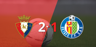 LaLiga EA Sports: Osasuna se impone con remontada 2-1 sobre Getafe, tras un gol agónico