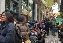 Nuevamente en Machupicchu en pie de lucha CONSETTUR no se retira de la via Hiram Bingham