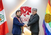 Vicepresidente de El Salvador en Cusco se compromete apoyar en a seguridad ciudadana