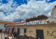 Paralizan la construcción del centro de salud de siete cuartones porque no puede ingresar maquinaria pesada