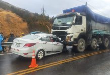 Chique de dos vehículos dejo 4 fallecidos en la carretera interoceánica