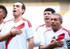 José Jerí jugó con Agustín Lozano en el partido de 'Leyendas' entre Perú y Conmebol (VIDEO)