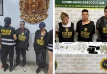 PNP desarticula dos bandas criminales dedicadas a la extorsión y el tráfico de drogas en SJL y el Callao