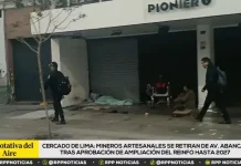 Cercado de Lima: mineros artesanales se retiraron de la av. Abancay tras aprobarse la ampliación del Reinfo hasta 2027