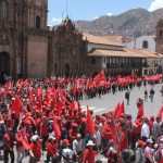 Construccion Civil ayer se movilizaron en la ciudad, contra Capeco y gobierno de turno