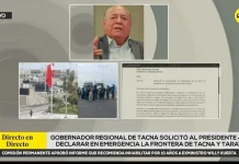 Gobernador regional de Tacna: pedido de declarar en emergencia la frontera con Chile es para reforzar a la PNP en control fronterizo