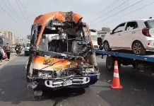 Al menos 10 heridos, entre ellos dos menores, en cuádruple choque en la Panamericana Norte