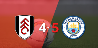Premier League: Doblete de Phil Foden en el triunfo 5-4 de Manchester City frente a Fulham