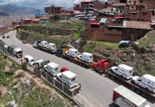 Llegó el primer lote de 59 ambulancias para la región del Cusco