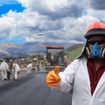 Construcción de la carretera Huarocondo Zurite tiene un avance de mas del 62%