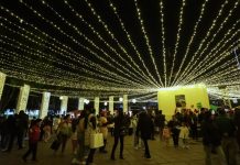 Wanchaq enciende La Navidad con el circuito de luces más grande y familiar del cusco