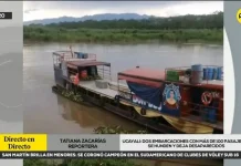 Ucayali: dos embarcaciones con más de 100 pasajeros se hunden y deja desaparecidos