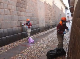 Realizan trabajos de mantenimiento y protección del centro historico