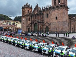 Entregan y ponen al servicio las 20 camionetas de Seguridad Ciudadana en el Cusco