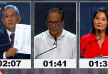 Se dijeron de todo: los fuertes cruces entre Keiko Fujimori, Mesías Guevara y Roberto Sánchez en el debate