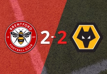 Premier League: Brentford empató 2-2 con Wolverhampton