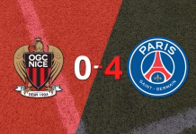 Liga de Francia: Nice no pudo contener la fuerza de PSG y cayó derrotado por 4 a 0