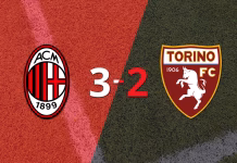 Serie A: Milan superó 3-2 a Torino en un partidazo