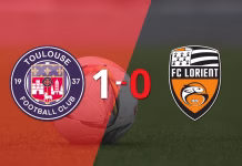 Liga de Francia: Toulouse venció a Lorient 1 a 0 en el Stadium de Toulouse