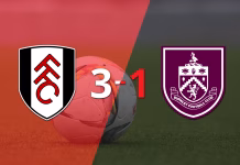 Premier League: Fulham supera por 3-1 a Burnley tras dar vuelta el partido