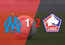 Liga de Francia: Lille se impone con remontada 2-1 sobre Olympique de Marsella, tras un gol agónico
