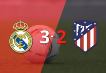 LaLiga EA Sports: Real Madrid gana el Derbi de Madrid 3 a 2 tras remontada con un doblete