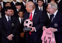 Lionel Messi fue recibido por Donald Trump en la Casa Blanca: "Mi hijo es fan tuyo y de Cristiano Ronaldo"