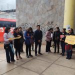 Enfermeras ayer se movilizaron en rechazo a la norma técnica de salud que los excluye