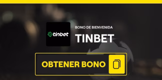 Tinbet bono de bienvenida de hasta S/ 500 para abril 2026 en Perú