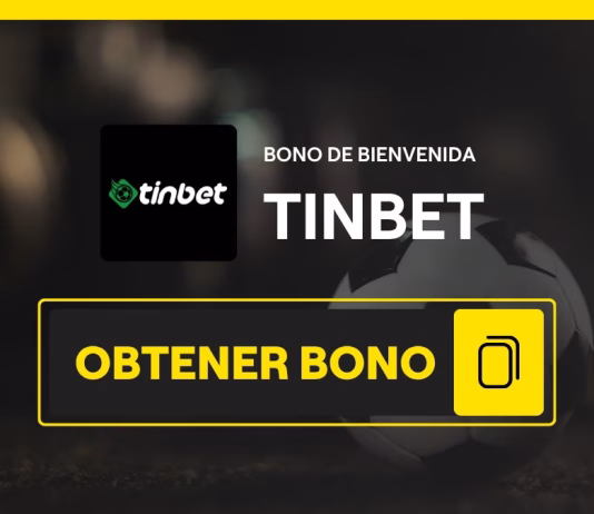 Tinbet bono de bienvenida de hasta S/ 500 para abril 2026 en Perú