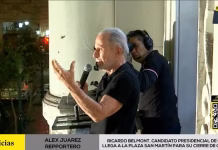 Ricardo Belmont en mitin de cierre de campaña: "Nosotros queremos abrazos y no balazos"