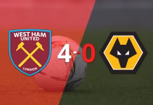 Premier League: Konstantinos Mavropanos y Valentín Castellanos se despachan con dobletes en la victoria 4-0 de West Ham United a Wolverhampton