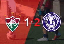 Copa Libertadores: Independiente Riv. (M) logró dar vuelta el marcador y vencer 2-1 a Fluminense