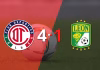 Liga MX: León fue superado fácilmente y cayó 4-1 contra Toluca FC