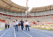 Presidente del IPD supervisó trabajos en el estadio Nacional y ratificó al fútbol como prioridad