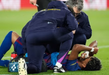 Lamine Yamal lamenta perderse lo que resta de temporada y apunta que apoyará al Barcelona fuera de las canchas