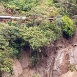 Emergencia en Santa teresa, un huayco se registro en la comunidad de Aobamba dejando consecuencias