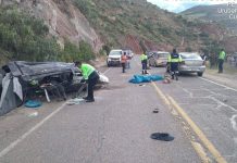 En grave accidente de transito musico Florentino Baltazar y esposa fallecieron en Urubamba