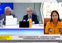 María Chambizea, candidata de País para Todos a la primera vicepresidencia: "No vamos a hacer caso a los ataques"