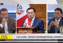 Ilich López defiende moción de censura contra José María Balcázar: “Se ha puesto gravemente en riesgo la seguridad nacional”