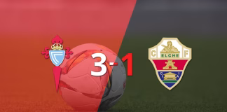LaLiga EA Sports: Celta fue más y venció por 3 a 1 a Elche
